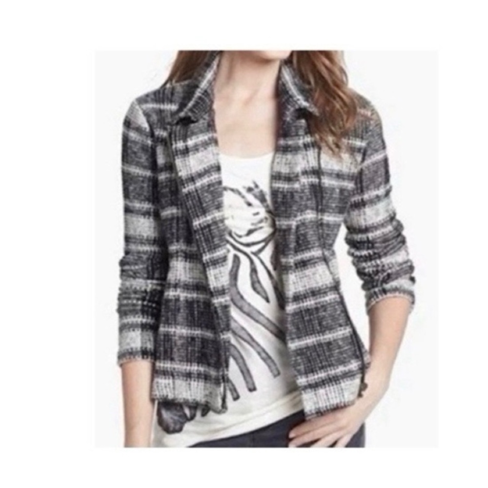 Lucky Brand Harper Tweed Moto Jacket